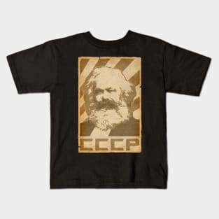 Karl Marx CCCP Retro Propaganda Kids T-Shirt